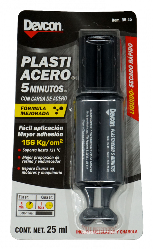 Pegamento Plastiacero 5 Minutos R5-45 Devcon