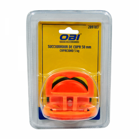 Succionador de copa 50 mm 50 Kg 289103 Obi