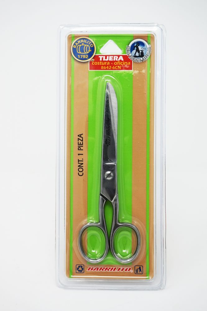 Tijera de costura y oficina 8642-6 Barrilito
