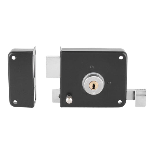 Cerradura Insta-Fácil izquierda negra RM71530L Feiteli
