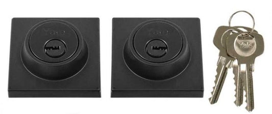CERROJO LLAVE-LLAVE ARGOS NEGRO 89526 YALE