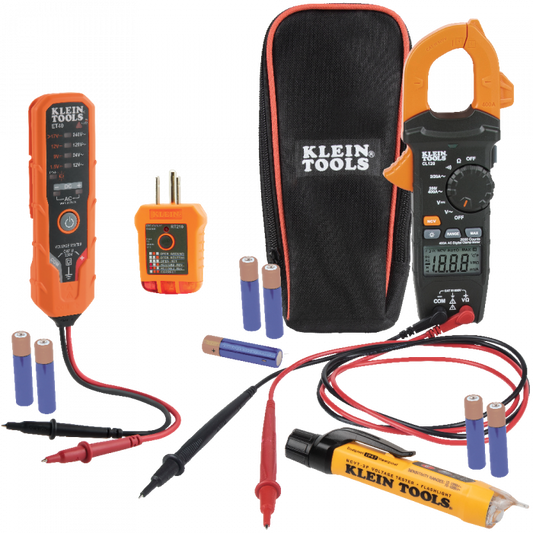 Multímetro de gancho y kit de prueba eléctrica CL120VP Klein Tools