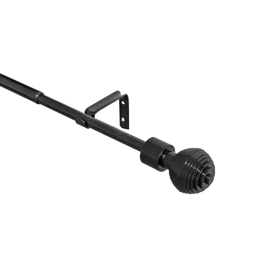 Cortinero ajustable grande negro Centro Novacort