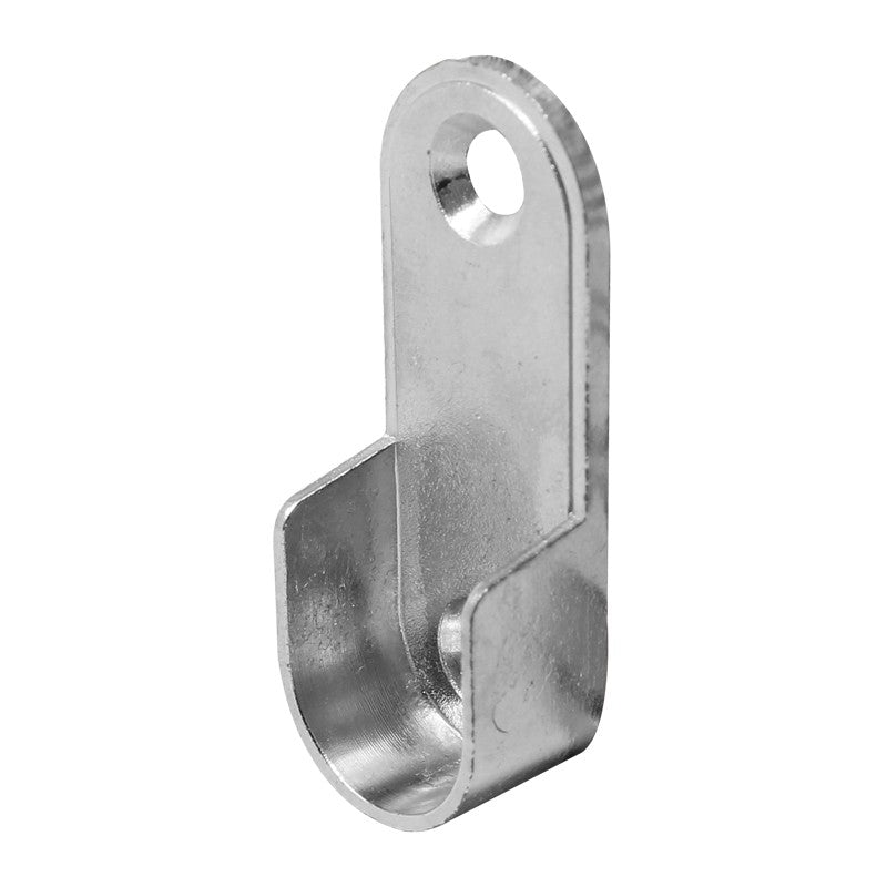Soporte para tubo oval cromo