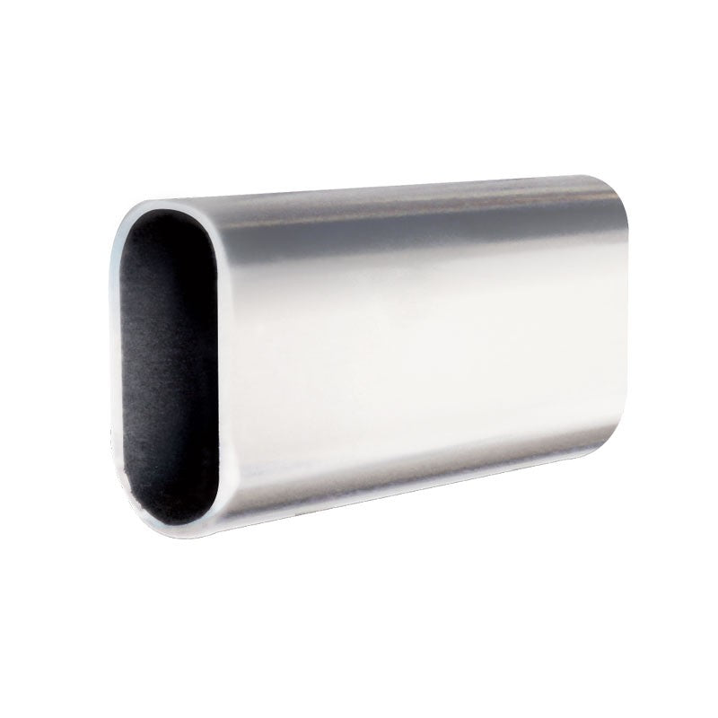 Tubo ovalado de 2.40m cromado