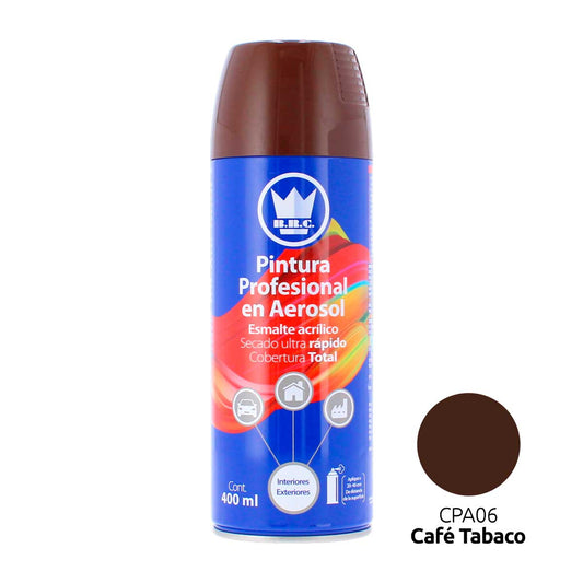 Pintura acrílica en aerosol café tabaco 400 ml CPA06 Corona
