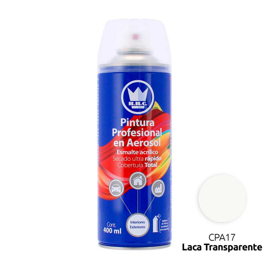 Pintura acrílica en aerosol laca transparente 400 ml CPA17 Corona