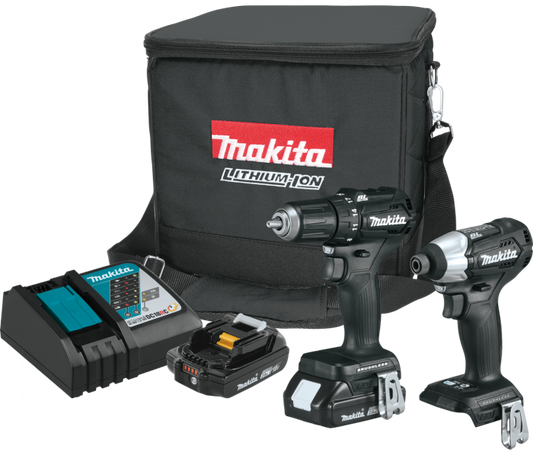 Combo Rotomartillo XFD11 - Llave de impacto XDT15 Inalámbrico 18V CX200RB Makita.