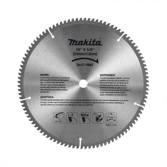 Sierra para aluminio 10" D-19065 Makita