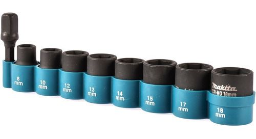 Dados Impacto Con Adaptador De 3/8 A 1/4 Hex Makita B54651