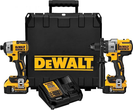 Combo Rotomartillo DCD996 + Atornillador DCF887 20V Brushless DCK299P2 DeWalt