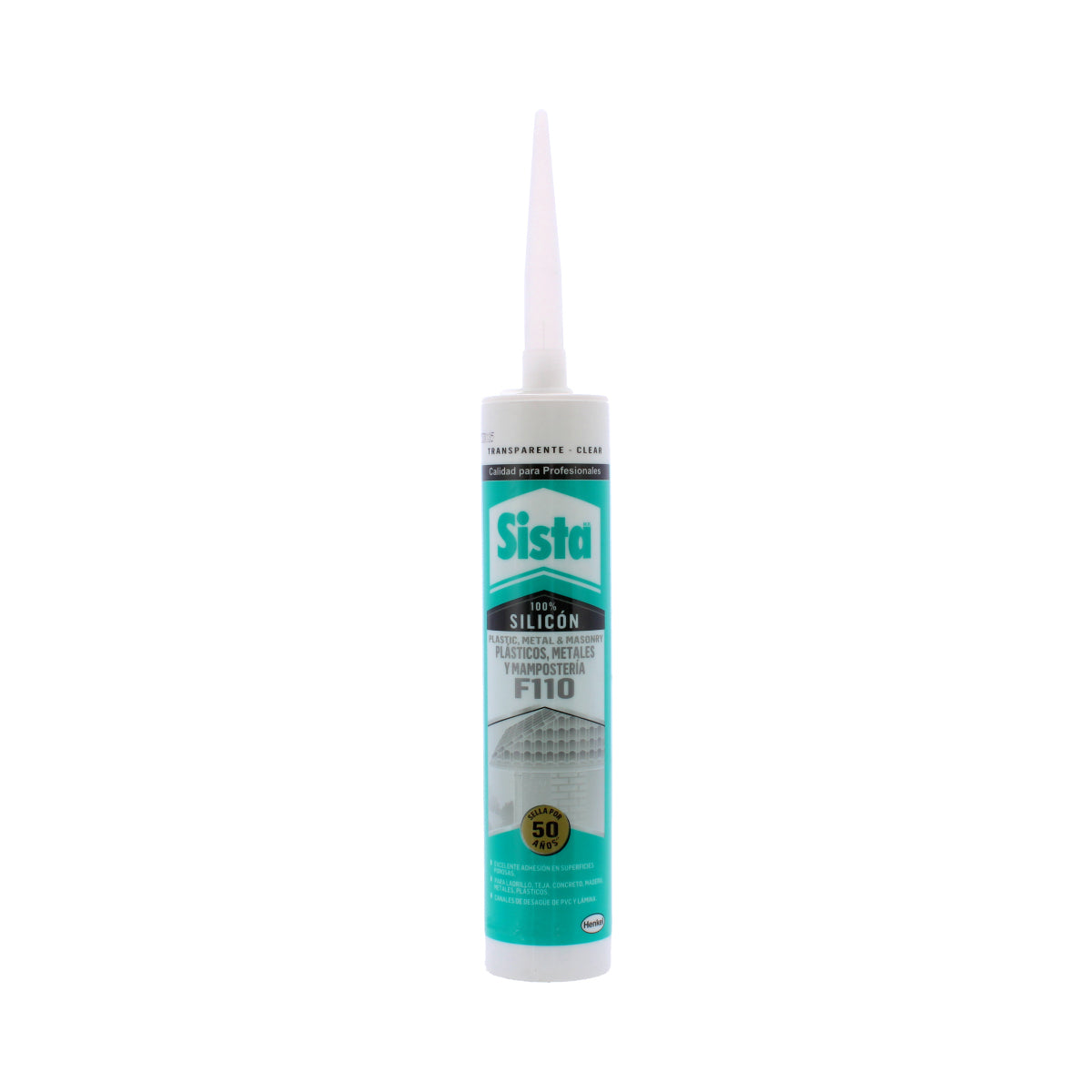Silicón transparente F110 Sista