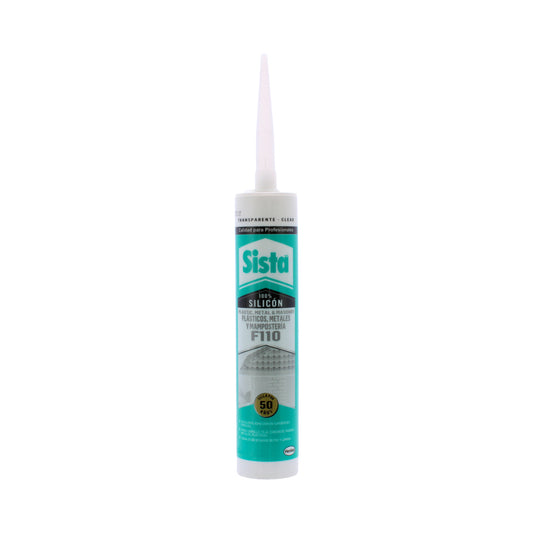Silicón transparente F110 Sista