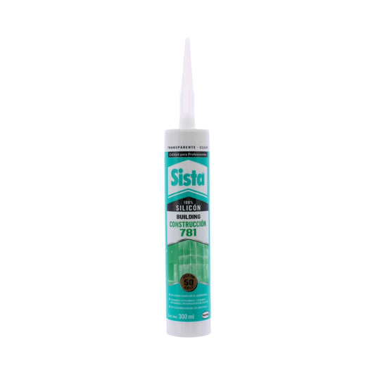 Silicón transparente para Construcción 781 Sista