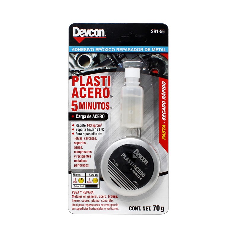 Plastiacero rápido 70 gr SR1-56 Devcon