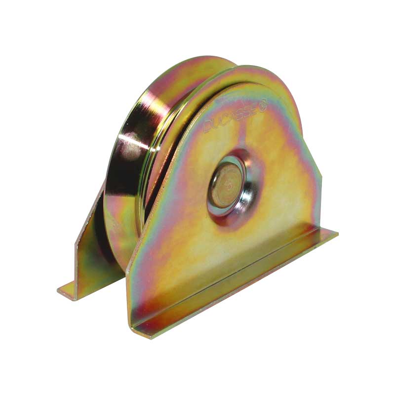 Rueda de acero con placa de 64 mm Premium Ducasse