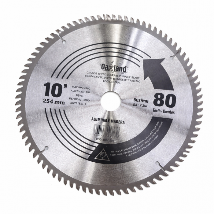 Disco Aluminio y Madera 80D 10" SO-1080 Oakland