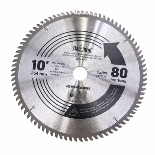 Disco Aluminio y Madera 80D 10" SO-1080 Oakland