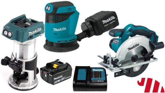 Combo completo de Carpintería 18V LXT DLX3165ST Makita