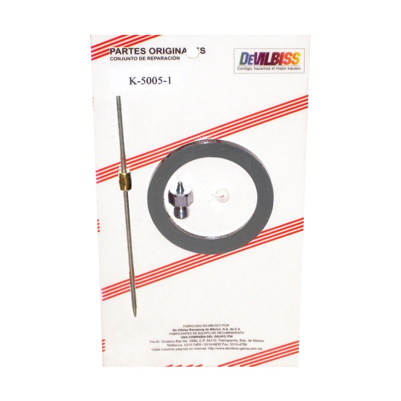 Kit de refacción para pistola MGQ-500 DevilBiss