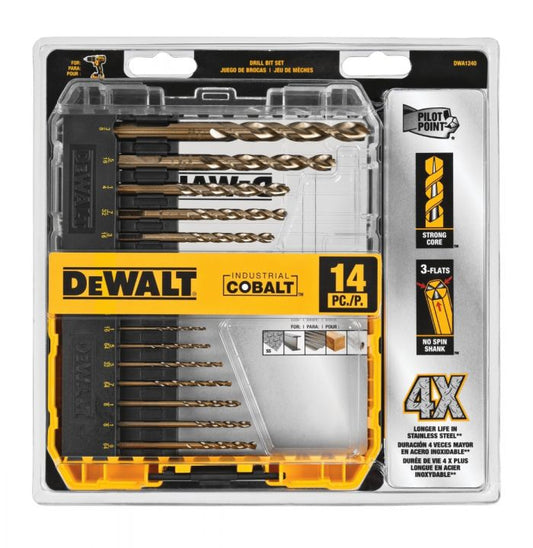 Juego de Brocas Cobalt 14 pz DWA1240 DeWalt