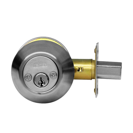 Cerrojo doble cilindro niquel satinado 6632 Dexter