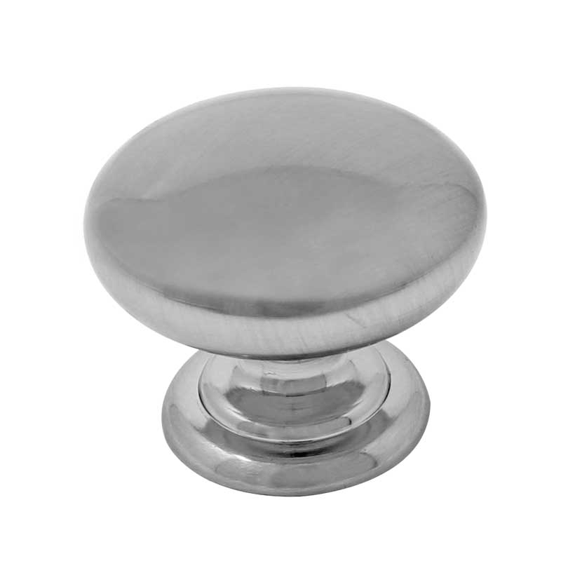 Jaladera botón contemporáneo níquel satinado 3817 Handy Home