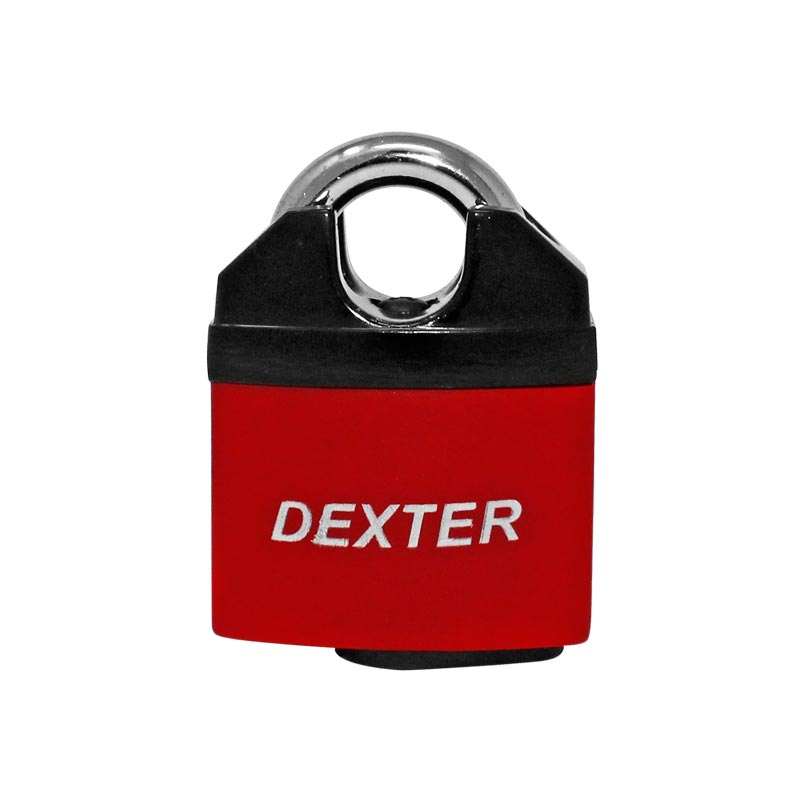 Candado acorazado rojo 50 mm 16940 Dexter