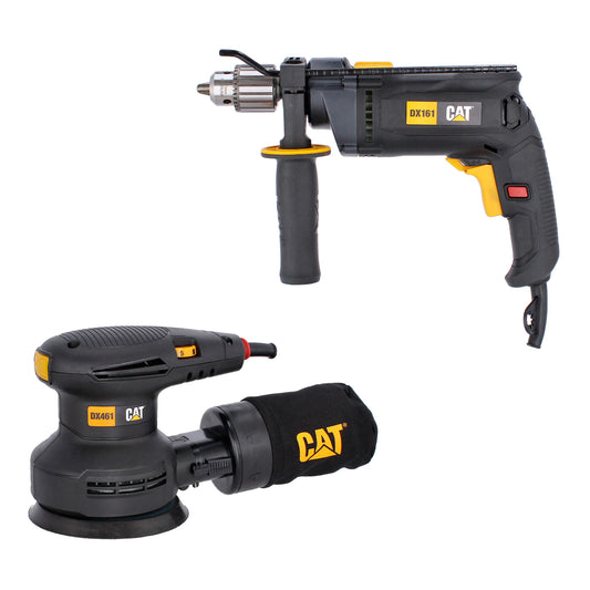 Combo de Rotomartillo (DX161U) y lijadora orbital 5" (DX461U) 79449 CAT