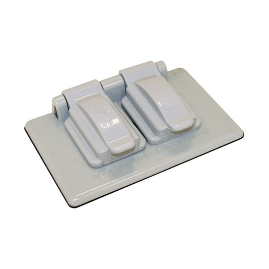 Tapa de plástico para intemperie dúplex FU0155 Fulgore