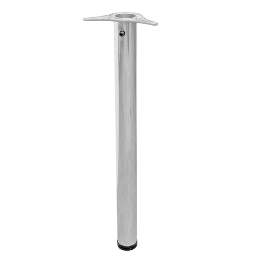 Pata metálica para mesa 71 cm cromo 79-8211 Herrasa
