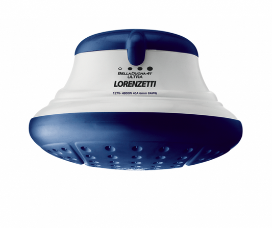 Regadera Bella Ducha 4T Ultra Azul Lorenzetti, 4 temperaturas.