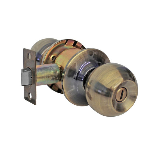 Cerradura para baño latón antiguo 587AB-BK Feiteli