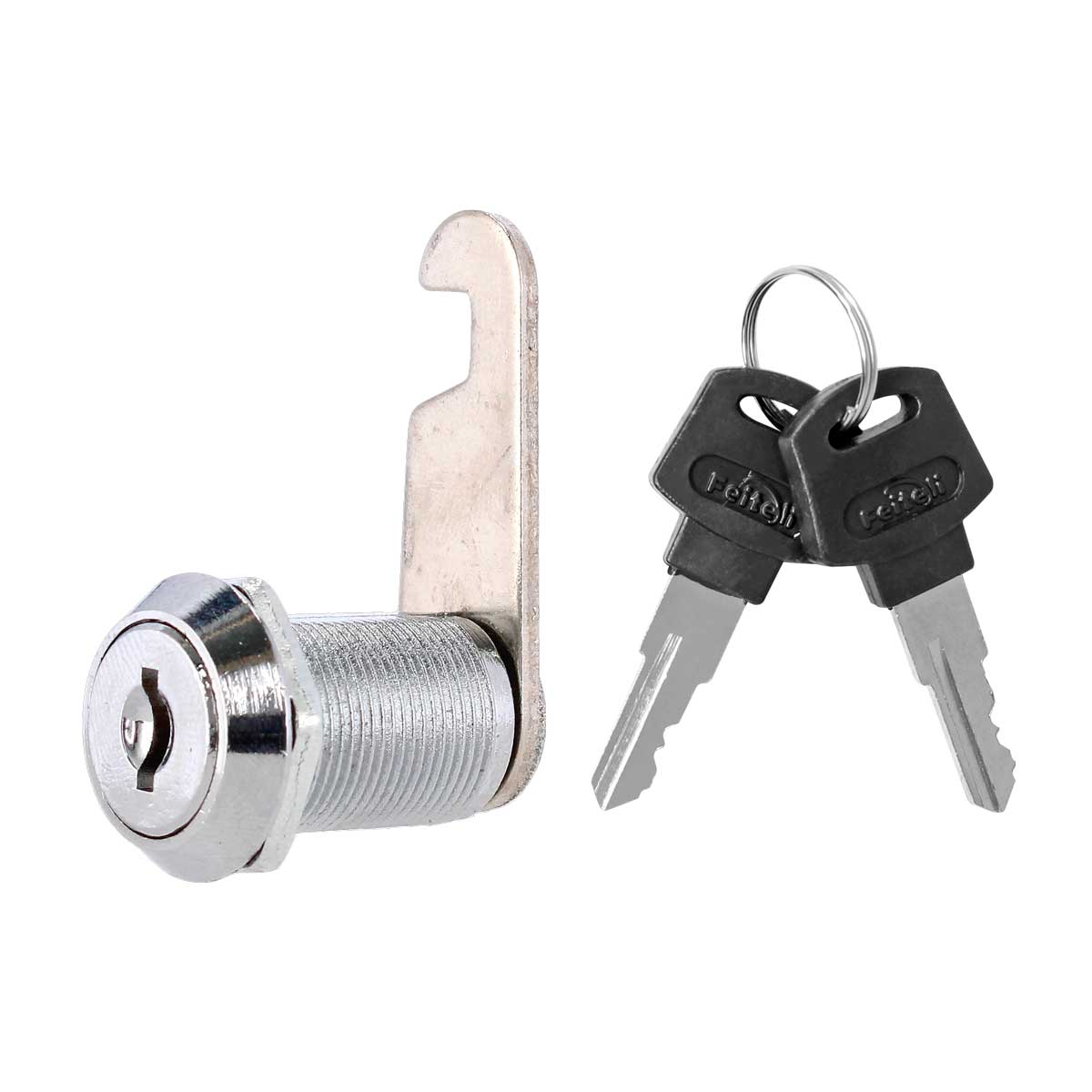 Cerradura para mueble paleta de gancho 25 mm HL604-25MM Feiteli