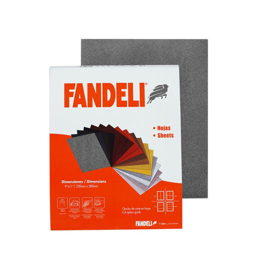 Lija de esmeril mediana J73 9x11" Fandeli