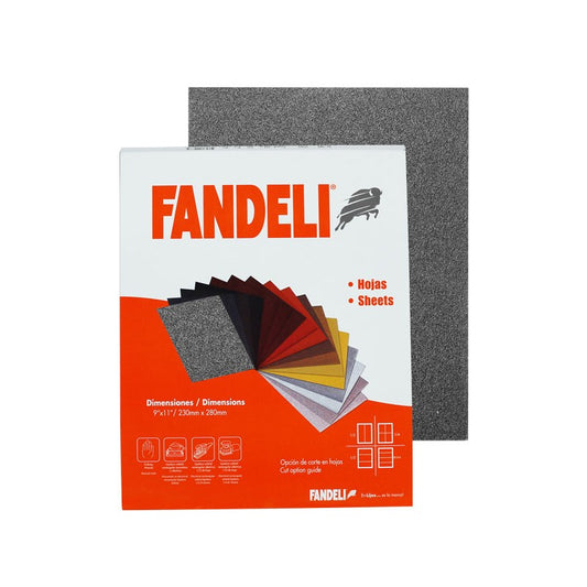 Lija de esmeril gruesa J73 9x11" Fandeli