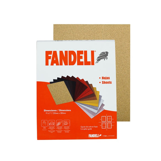 Lija para madera 9x11" grano 100 C-81 Fandeli