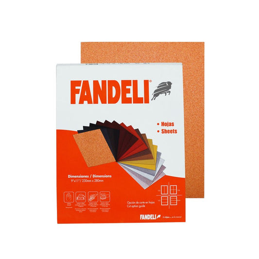 Lija gruesa roja 9x11" K-61 Fandeli