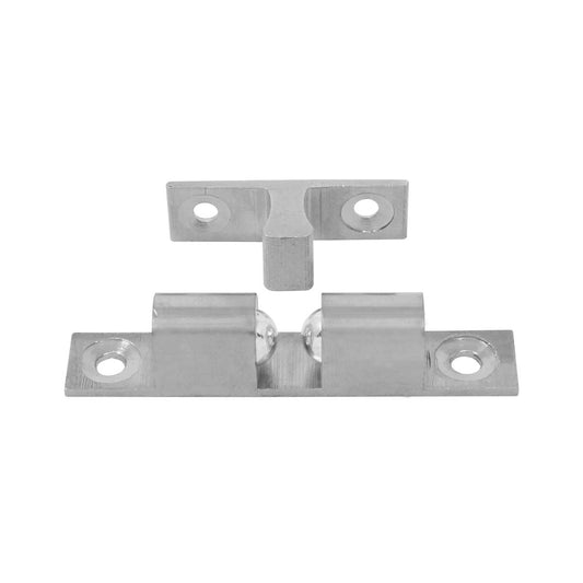 Resbalón doble bala 47 mm cromo satín FH