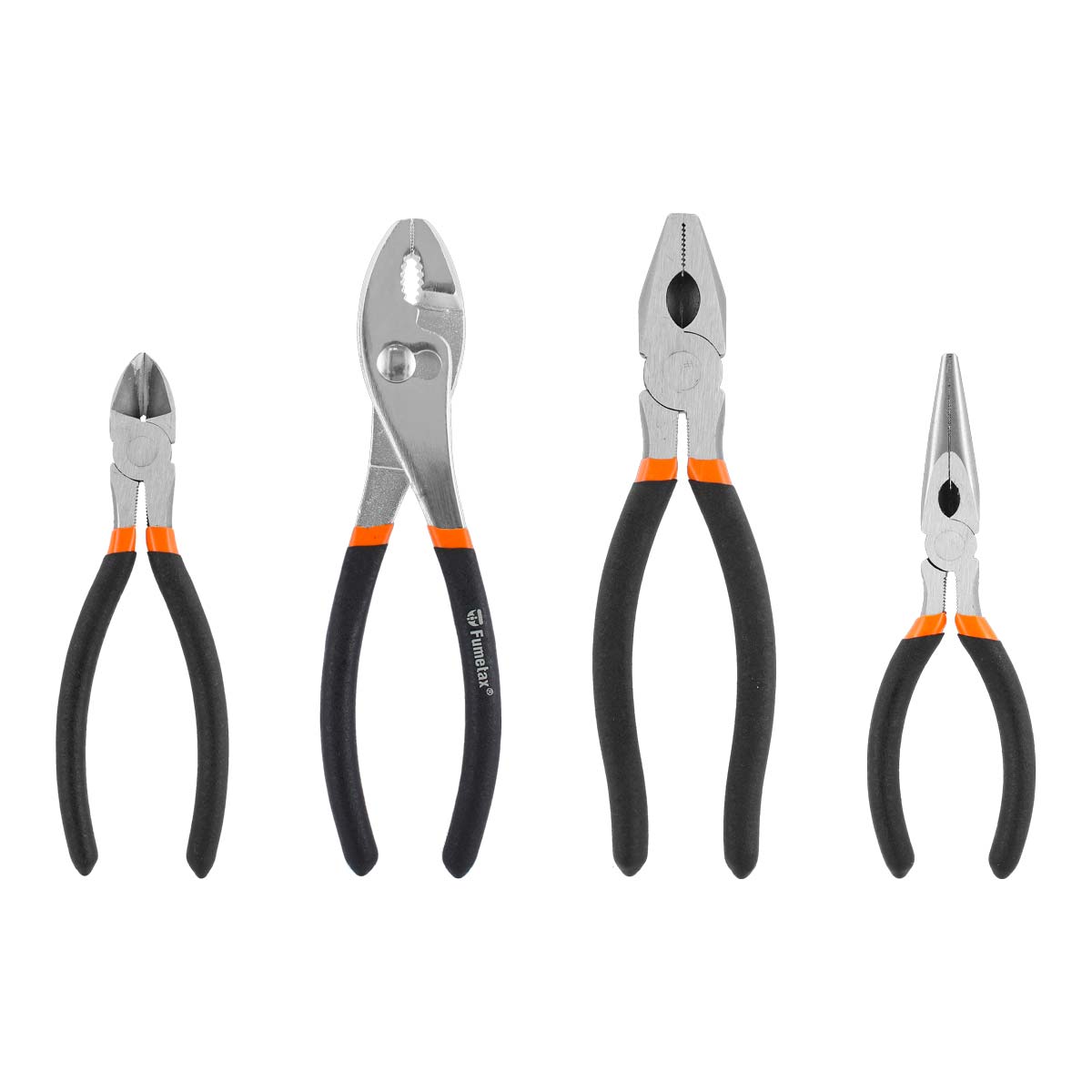 Juego de 4 pinzas de 6" y 8" SW-11207 Fumetax