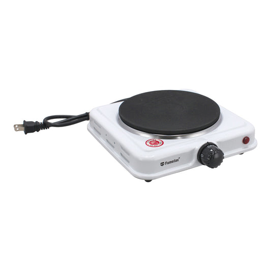Parrilla eléctrica blanca de 1 quemador tipo disco SW-42408 Fumetax