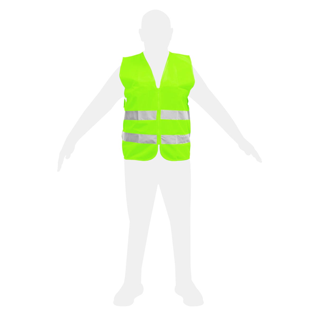 Chaleco poliéster amarillo SW-8204001 Fumetax