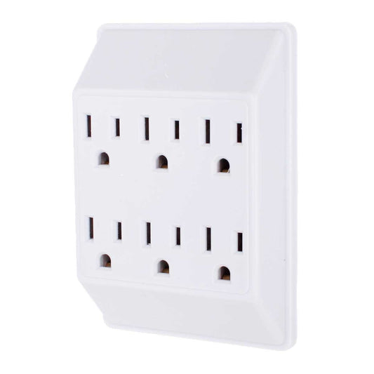 Multicontacto de pared 6 contactos FU0177 Fulgore