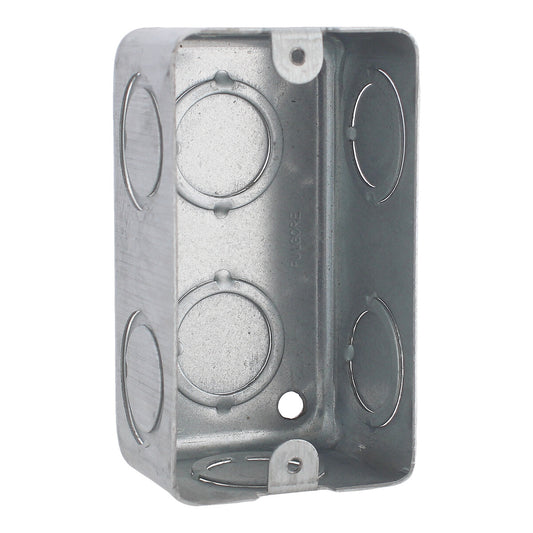 Caja tipo chalupa 2" x 4" rectangular reforzada FU0866 Fulgore