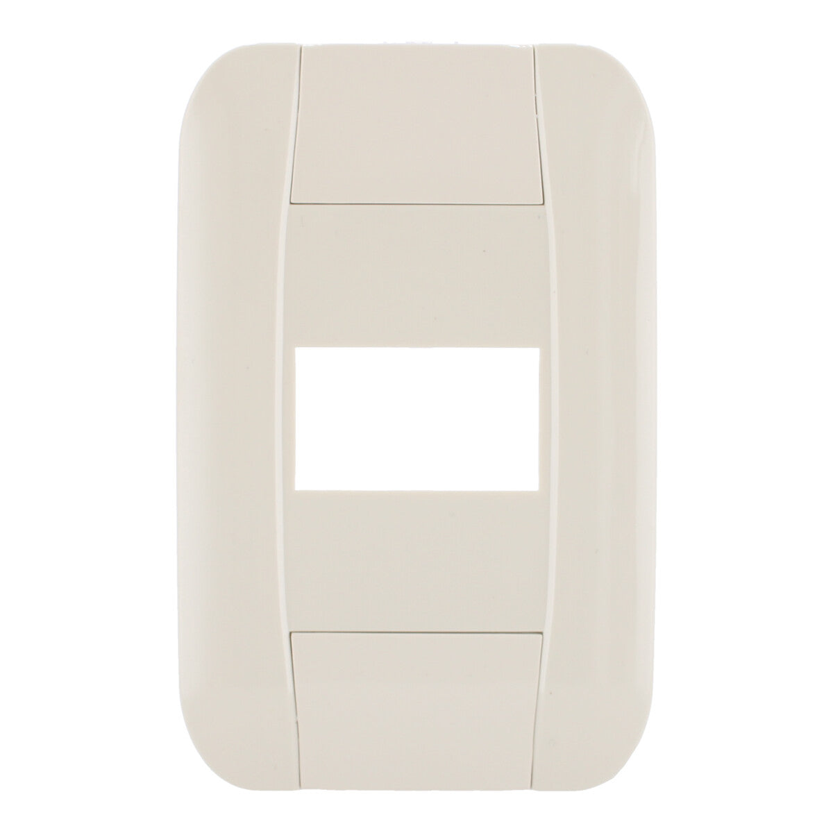 Placa plástica 1 ventana FU0890 Fulgore