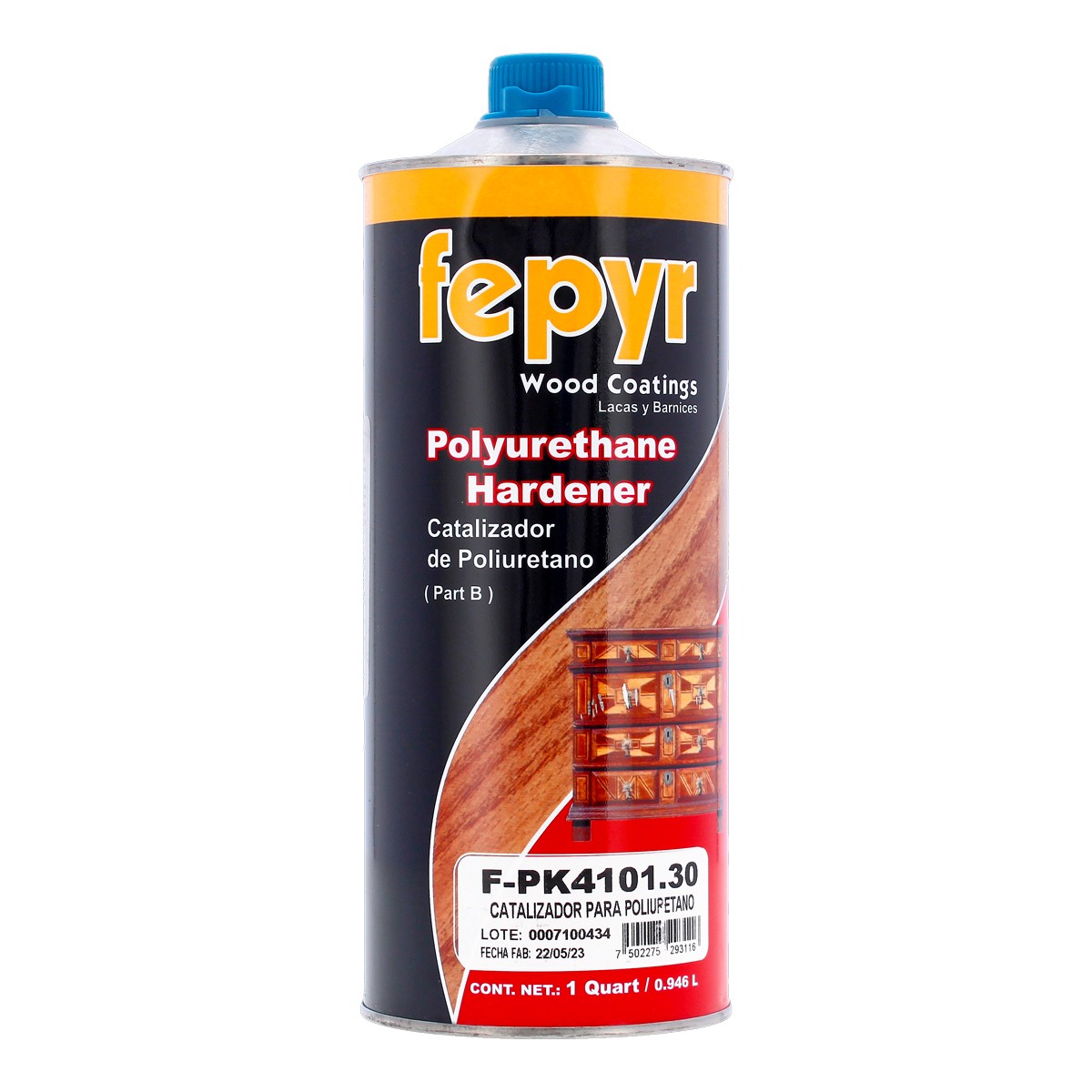 Catalizador para poliuretano 1 Litro F-PK4101.30 Fepyr