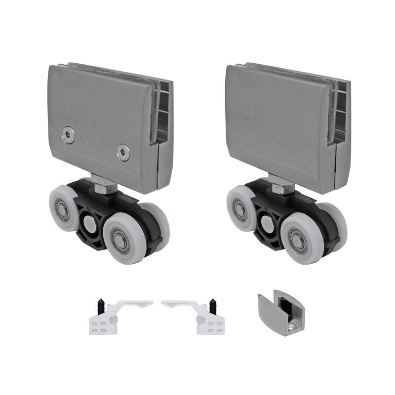 Juego de carretillas para puerta corrediza BRK912 Bruken