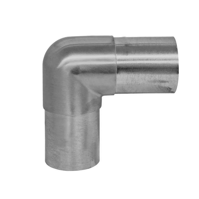 Conector tubo / tubo de 90° esquina redonda BRK3051-1 Bruken