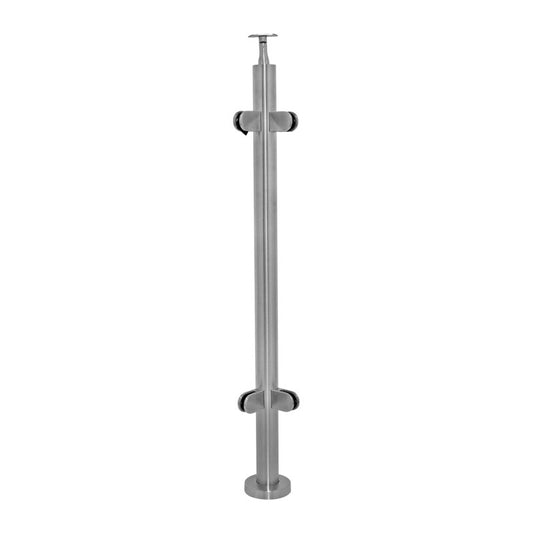 Poste intermedio para barandal escuadra 90° BRK1053C Bruken
