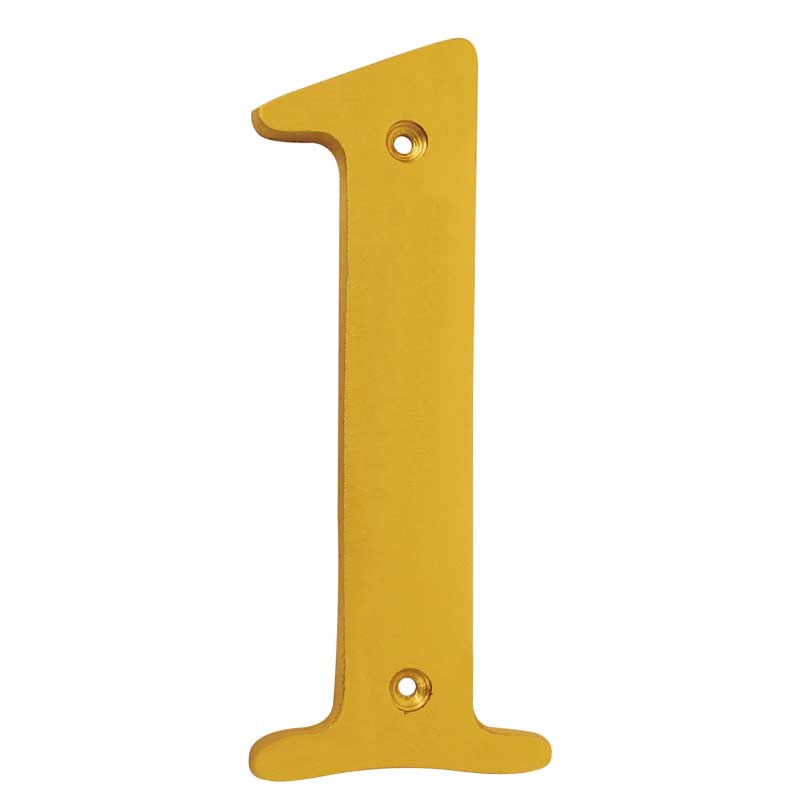 Numero decorativo 19 cm "1" Dorado